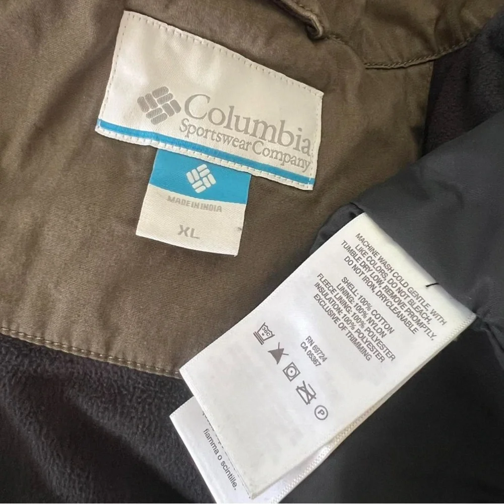 Columbia Men’s Down insulated Winter Coat‎ RN 69724 Size XL